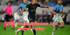 what football games are played today