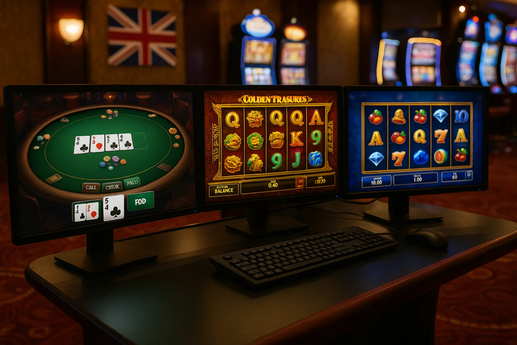 What UK Casinos Allow Gameplay Across Multiple Monitors