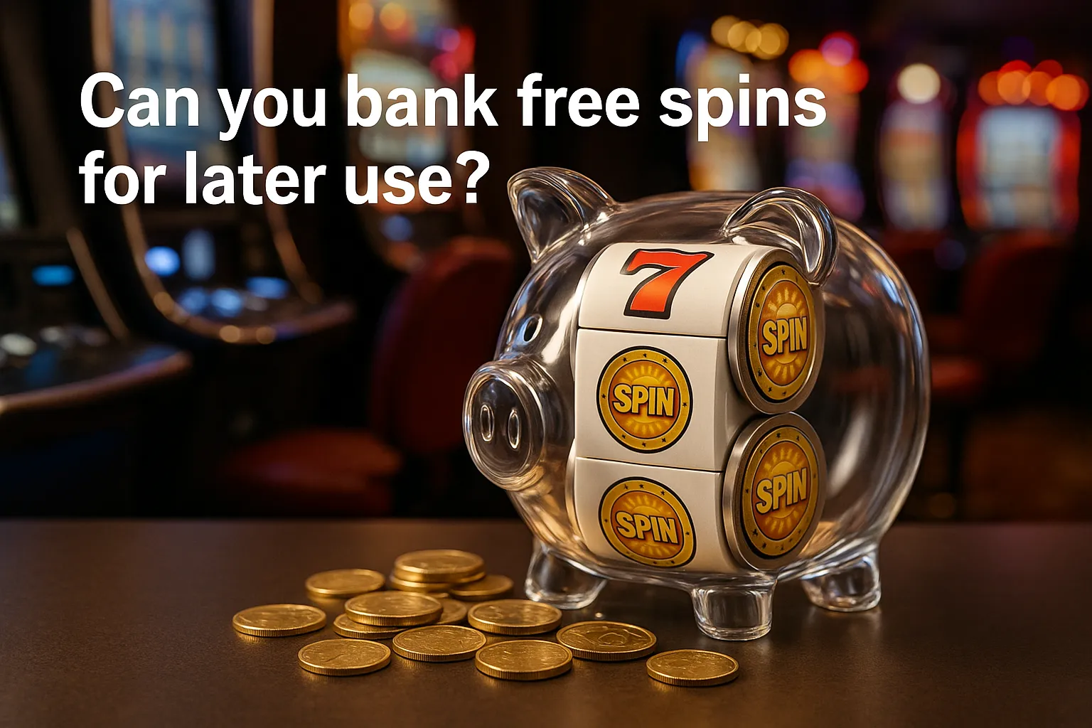 Can you bank free spins for later use