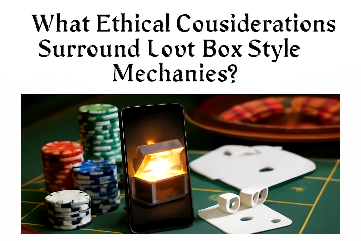 What Ethical Considerations Surround Loot Box Style Mechanics