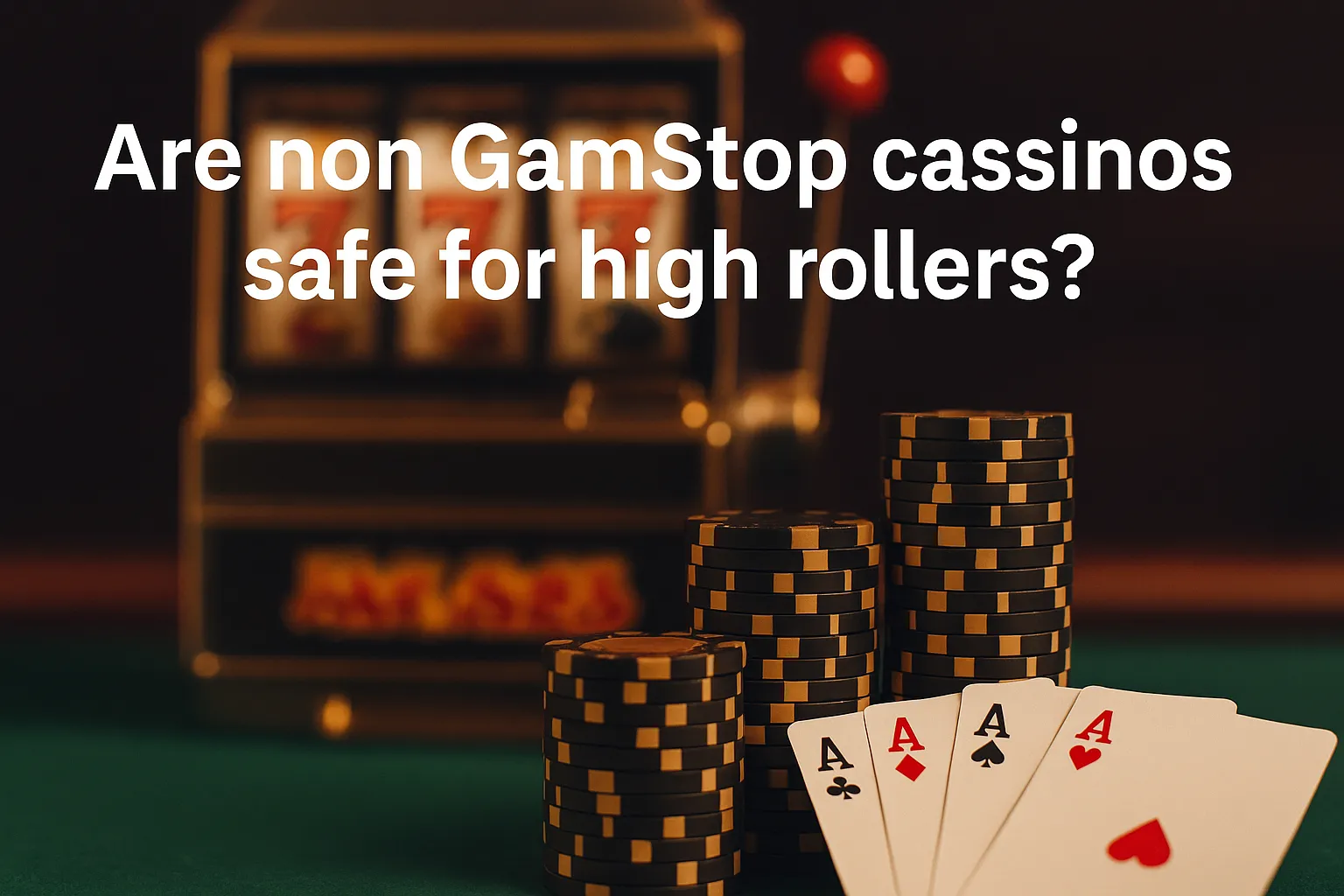 Are non GamStop casinos safe for high rollers
