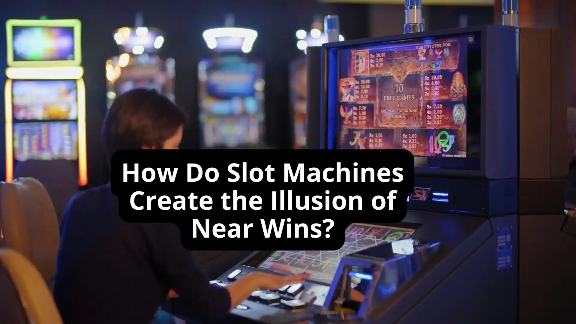 How Do Slot Machines Create the Illusion of Near Wins?